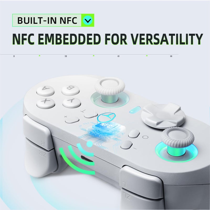 ThundeRobot G45 Pro Wireless PC Controller for Windows PC,Switch,IOS&Android,Wireless Game Controller with Hall Effect Joysticks&Triggers/Gyroscope,RGB Lights [video game] - Image 5